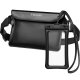Spigen A621 Universal Waterproof Phone Case and Waist Crossbody Bag, Black