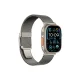 AmazingThing Titan Premium Metal Band for Apple Watch 38-49 mm, Silver