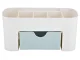 Cosmetics and Jewelry Organizer with Drawer, Grey