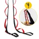 4Fizjo 1710 Stretching and Yoga Strap, Red/Black