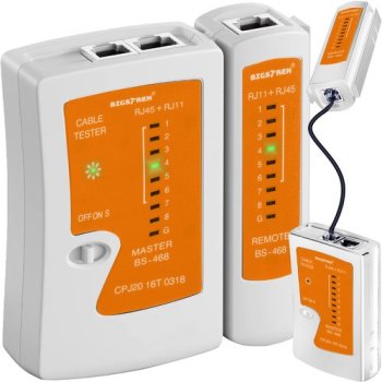 RJ45/RJ11 kabeļu testeris Bigstren 22166 | cable tester