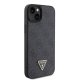 Чехол Guess для iPhone 15 Crossbody 4G Metal Logo, черный
