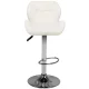 Activeshop M01 Adjustable Bar Stool, White