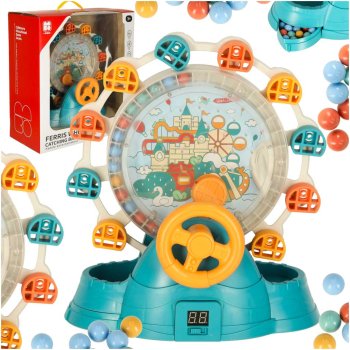 Ferris Wheel Ball Catching Dexterity Game with Steering Wheel