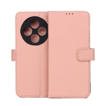 Smart Triangle Wallet Case for Xiaomi Redmi 14C / Redmi A4 / POCO C75, Pink