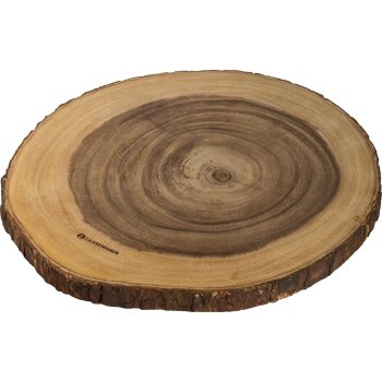 Zassenhaus 59083 Round Serving Plate, Acacia Wood, 45 cm