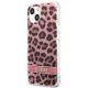 Apple iPhone 13 mini 5.4\'\' Guess Leopard Case Cover (GUHCP13SHSLEOP), Pink
