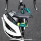 Rockbros RBK6N Combination Bike & Helmet Lock, Turquoise