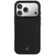 Mercedes Leather Mesh with Bow Line MagSafe Case for iPhone 17 Pro, Black