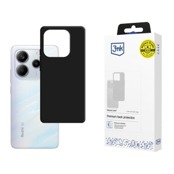 3mk Silicone Case for Xiaomi Redmi Note 14 5G, Black