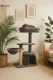 Cat Scratching Post Tree with House and Beds 80cm