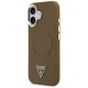 Guess Triangle Logo MagSafe Case for iPhone 17 Brown