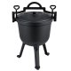 Berdsen BD-481 Enameled Cast Iron Campfire Cauldron, 8L