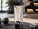 Electric USB Shaker with Magnetic Phone Holder, 700ml, Black