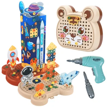 3D Construction Building Blocks Space Set for Kids 161 pcs 26579