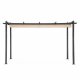 Multigarden Garden and Terrace Pergola, 3x4 m, Steel, Beige