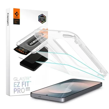 Spigen Glas.tR "EZ Fit Pro" Tempered Glass for Samsung Galaxy S25 FE (2-pack)