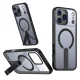 Hybrid Armor X Case for iPhone 17 Pro Max with Stand and MagSafe, Black