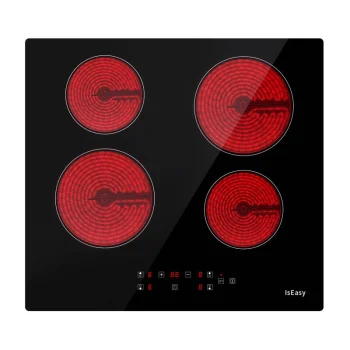 IsEasy T4-04 Built-in Ceramic Electric Cooktop (5400W, 4 Zones)