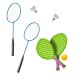 Kids 5-in-1 Sports Activity Set with Basketball Badminton Volleyball Tennis Frisbee