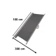 LUARO KX3218 Retractable Side Awning 160x300 cm, Dark Grey