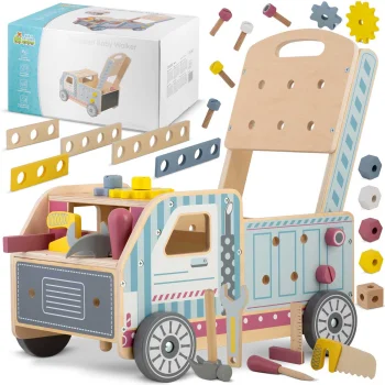 Kids Wooden Push Walker with Tools RK-874 Ricokids