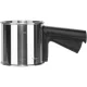 Gefu SIVA Flour and Sugar Sieve, 10.5 x 20.5 cm, Silver / Black