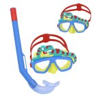 Kids snorkel set with mask and snorkel, Bestway 24059, blue