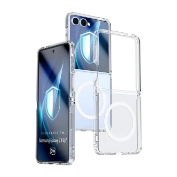 3mk Armor MagCase for Samsung Galaxy Z Flip 7 Transparent