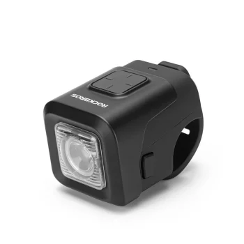 Priekinis dviračio žibintas su skambučiu Rockbros SKL01 450 lm 120 dB USB-C, juodas