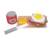 Kruzzel Wooden Toy Toaster with Accessories
