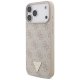 Guess 4G Strap Triangle Logo MagSafe Phone Case Cover iPhone 17 Pro Max - Pink