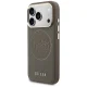 Guess Perforated 4G MagSafe Case for iPhone 17 Pro - Brown