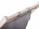 Folding Wooden Beach and Garden Sun Lounger with Pillow, Grey