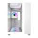Darkflash TH285 PC Case (White) + 4 Fans