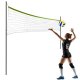 Neo-Sport Portable Volleyball and Badminton Net with Poles 570 cm