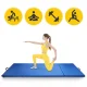 4FIZJO Folding Gymnastics Mat XL 240×120×5 cm, blue