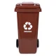 Multistore 240L Waste Bin for BIO Waste, Brown