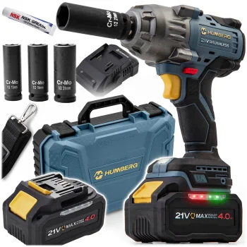 Cordless Impact Wrench Humberg Hm-442, 21V, 850 Nm