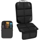 Car Seat Protector Mat with Storage Pocket, Black