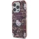 Hello Kitty iPhone 14 Pro Max Case IML Tags Graffiti, Pink