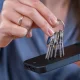 3Mk Protection iPhone 17 Air Case Smoke MagCase, Black Semi-Transparent