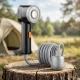 4Fizjo Mountain Goat Portable Camping Shower with Pump, USB, LED