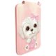 Nimmy New Big-Eye Cute Pets 2.0 Dog Magnetic Wallet with Stand Pink