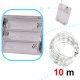 Christmas Wire Fairy Lights 100 LED Battery Operated, 10 m, Cold White