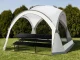 Gardlov Folding Garden Table 180cm + 2 Benches, Light Grey