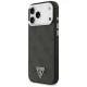 Guess 4G Triangle Logo MagSafe Case for iPhone 17 Pro Max / 18 Pro Max - Black & Silver