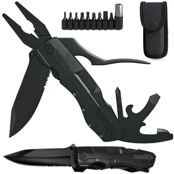 Multifunctional Foldable Tool Tourism Picnic Pocket Knife Pliers, 21in1