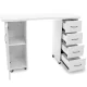Manicure Desk 2027 with Two Cabinets, White