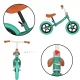 Trike Fix Balance Ultra Light Balance Bike, Turquoise